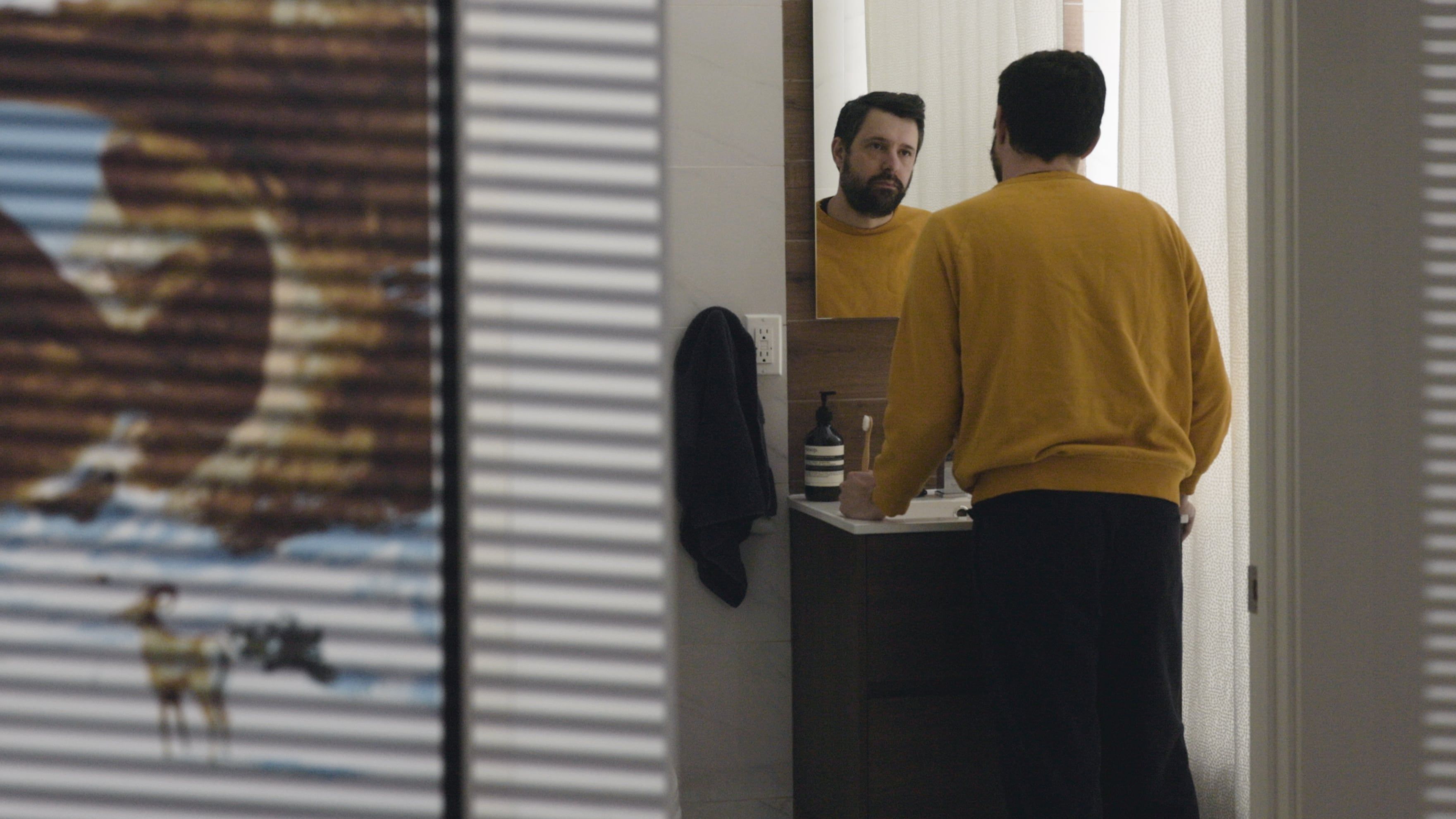 A sad person has a sad morning routine